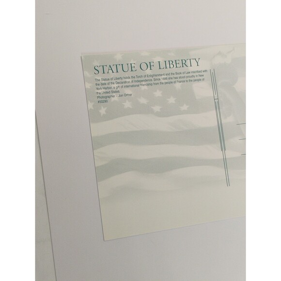 New York City NY chrome postcard Statue of Liberty view - Picture 5 of 9